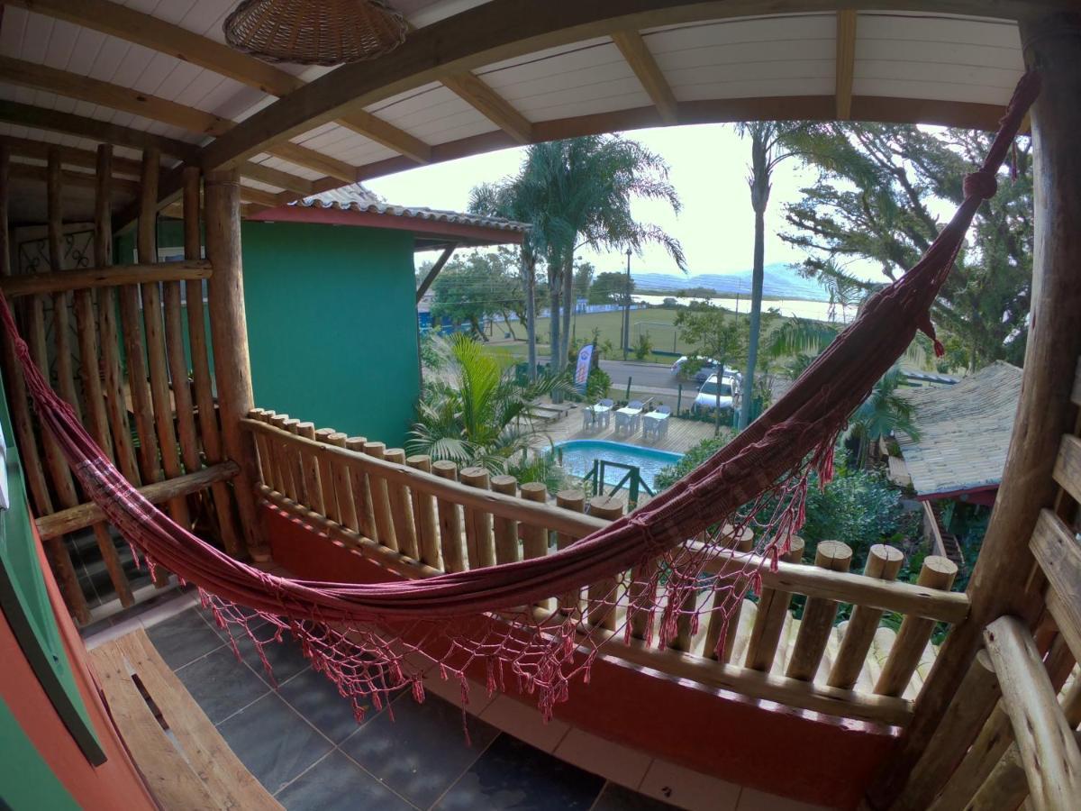 Pousada Canoa Azul Na Praia Da Ferrugem Garopaba Luaran gambar