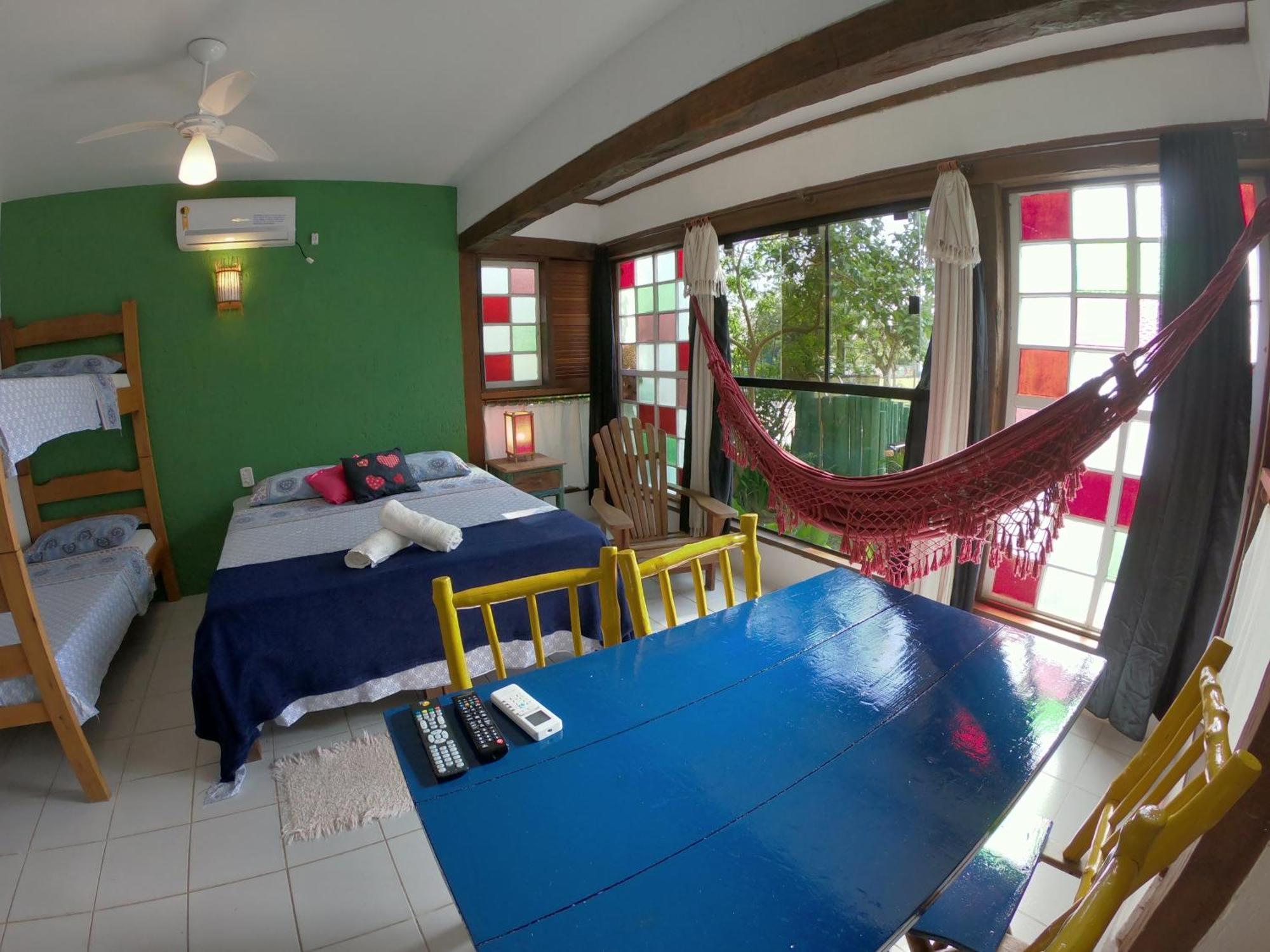 Pousada Canoa Azul Na Praia Da Ferrugem Garopaba Bilik gambar